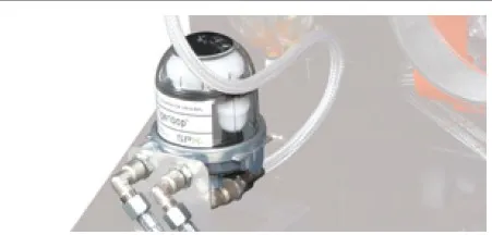 Однотрубная система подключения выносного топливного бака с деаэратором