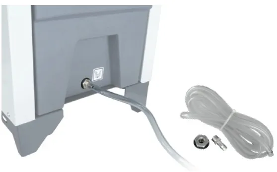 Водопроводная труба с соединением и комплектом прокладок