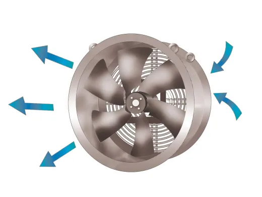 Промышленный осевой вентилятор ARCOTHERM FJ 22 M