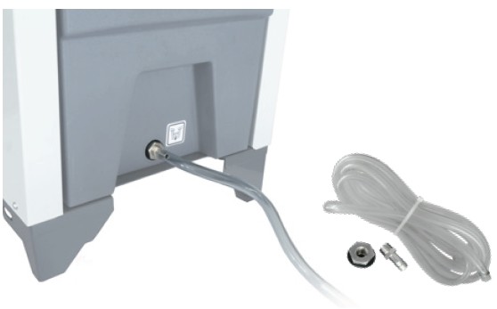 Водопроводная труба с соединением и комплектом прокладок