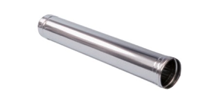 Труба дымохода 1 м из нержавеющей стали